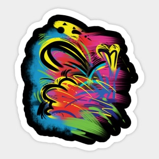 Rowdy Flower Sticker